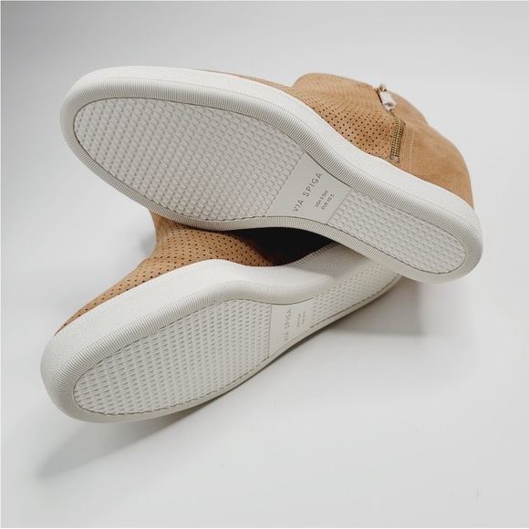 Via Spiga Savine Suede Sneaker in Macchiato, 9.5M NWOT - Picture 7 of 7